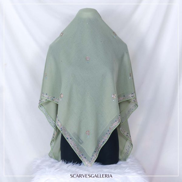 Bawal Razia In SUGAR CANE | Anti-Slip Cotton Voile | Bidang 50 & 55