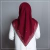Bawal NADEERA In BLACK | Anti-Slip Cotton Voile | Bidang 45 - Image 3